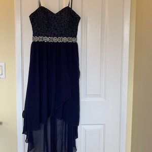 Navy Blue Prom Dress